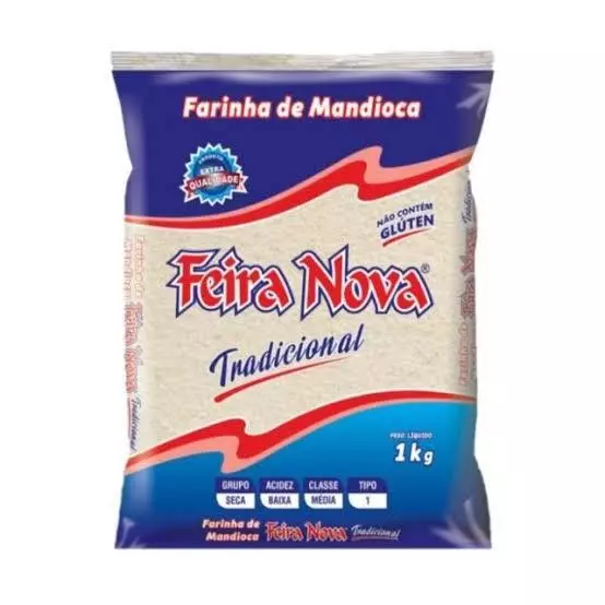 Farinha de mandioca Feira Nova 1 kg