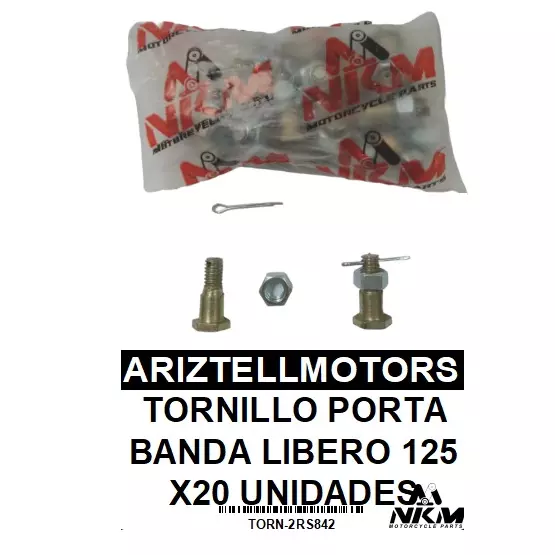 TORNILLO PORTA BANDA LIBERO 125 X20
