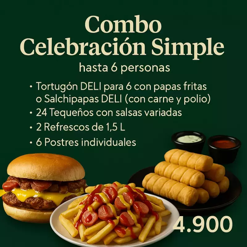 Celebración Simple (hasta 6 personas
