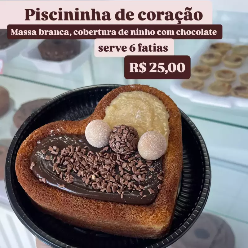 Piscininha coração