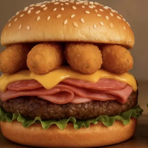 CHILLI POPPER BURGER JR