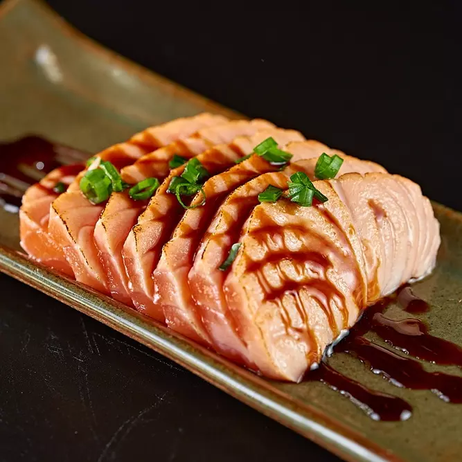 Sashimi / Salmão  Maçaricado 10 peça