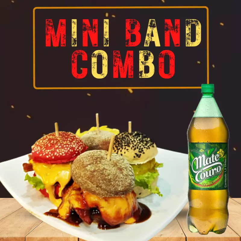 Mini band + Mate couro 1,5l