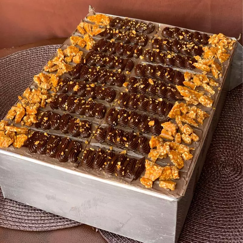 Chocolate com crocante