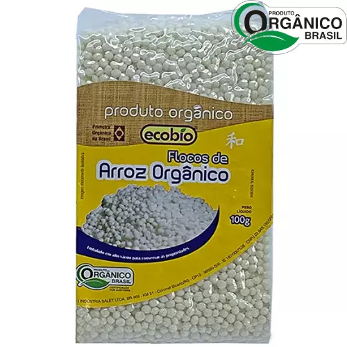 Flocos de Arroz Orgânico 100g