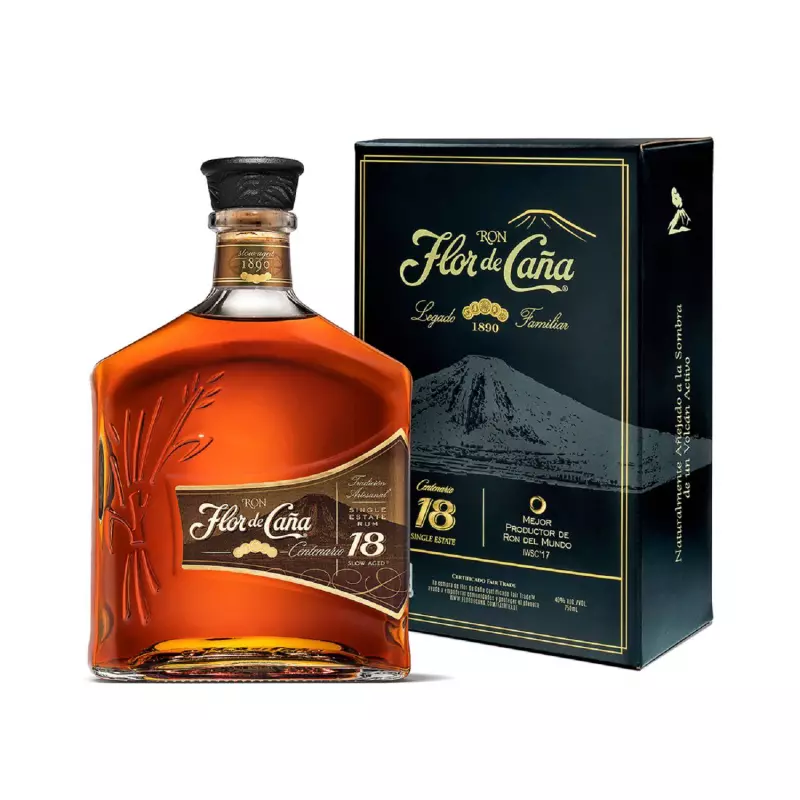 FLOR D CAÑA CENTENARIO 18 AÑOS 750ML