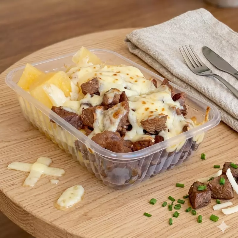 Carne de sol com aipim na manteiga