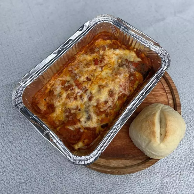 Canelones de acelga y carne