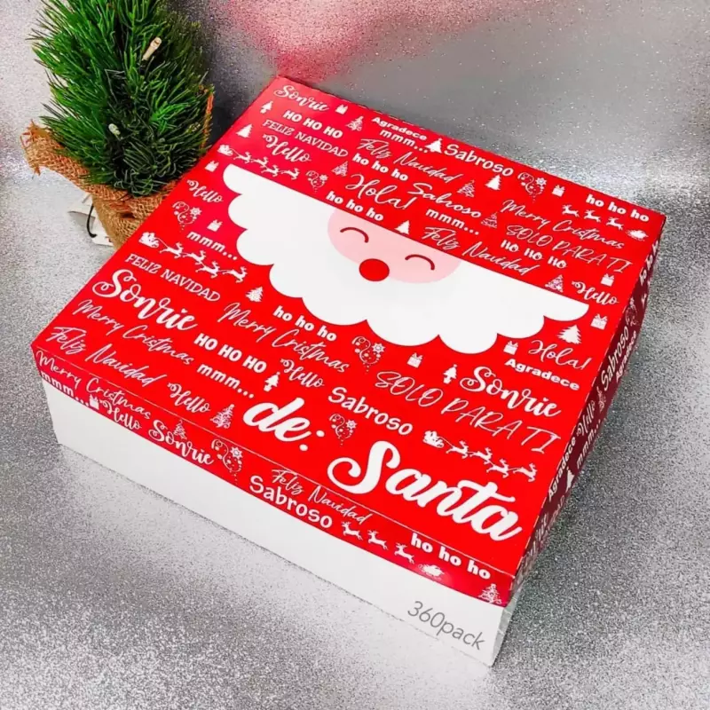 Cajas Navidad Santa