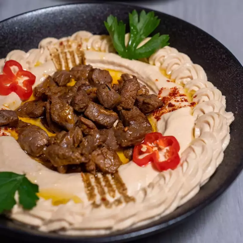 Crema de Garbanzo con Lomito