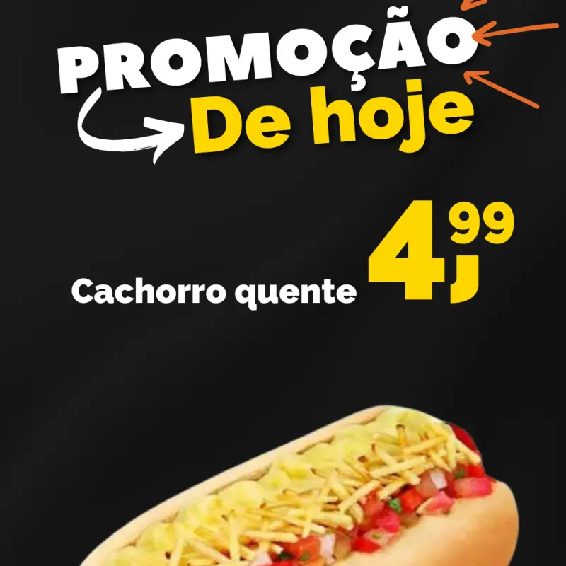 PROMOÇÃO CACHORRO QUENTES