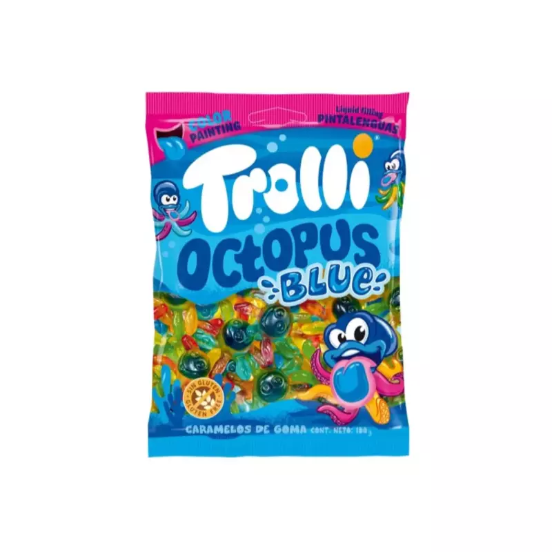 Trolli octopus Blue 100g