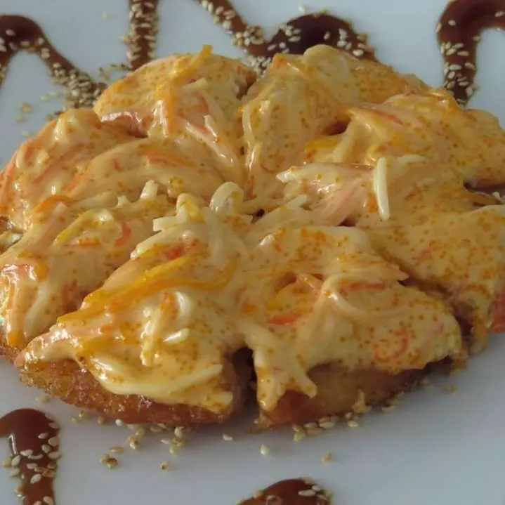 sushi pizza de palmitos