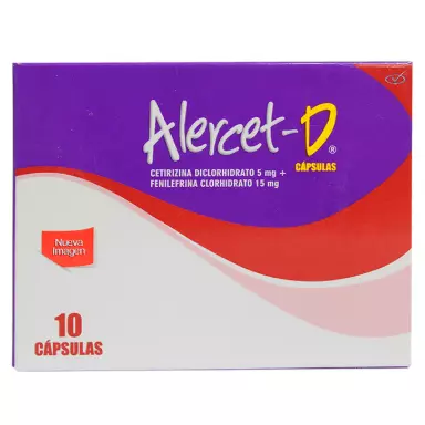 ALERCET-D 10 CAPSULAS