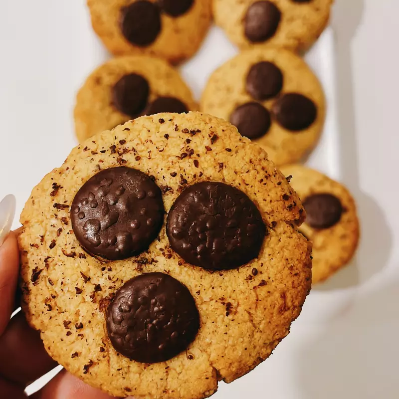 Cookies sin lacteos|Almendra y chips