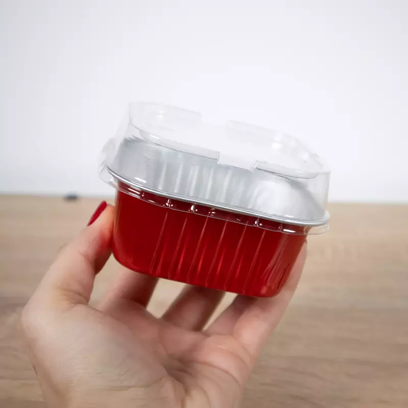 Aluminio Cuadrado Rojo 150 ml