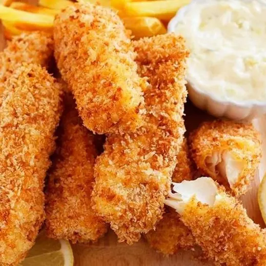 Iscas de tilápia empanada 700g