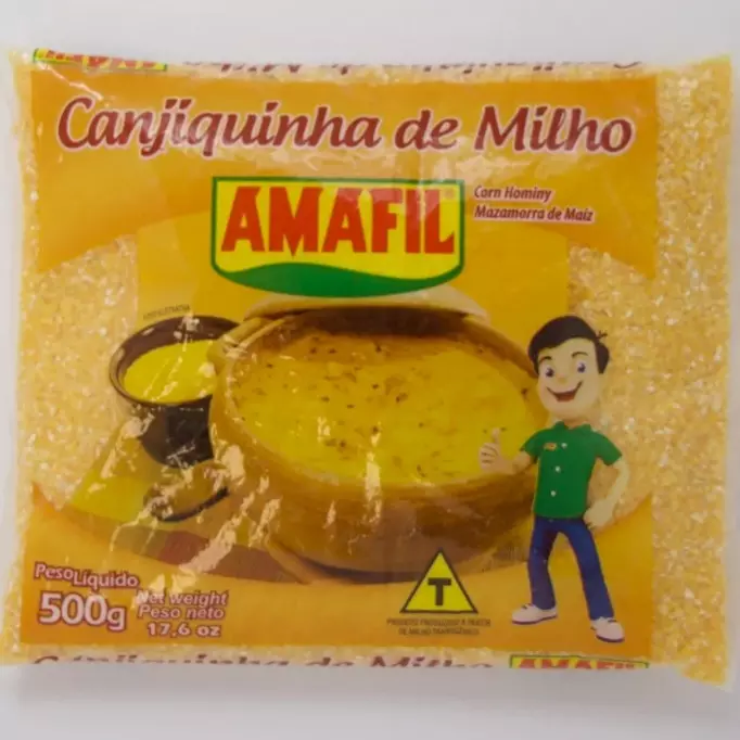 Canjiquinha Amarela Amafil 500g