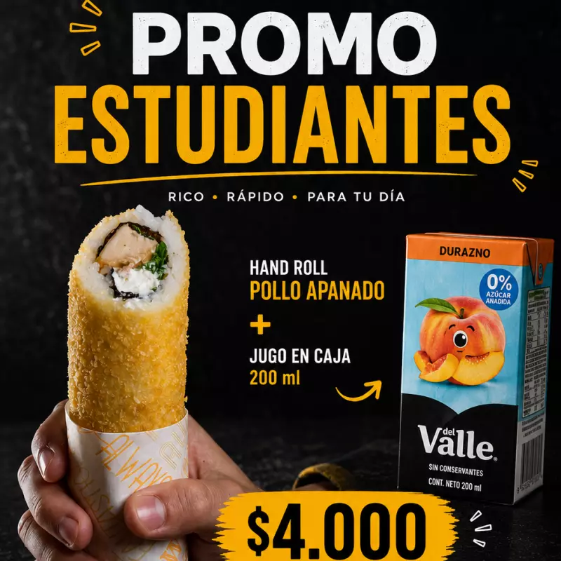 PROMO ESTUDIANTES MANQUECURA