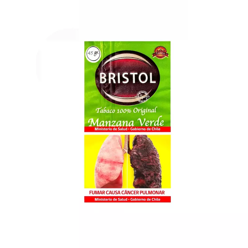 Tabaco Bristol Manzana Verde 45 grs