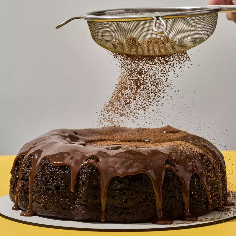 Volcán de chocolate
