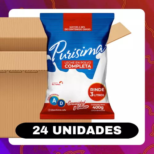 Bulto Purísima Leche Completa 400g