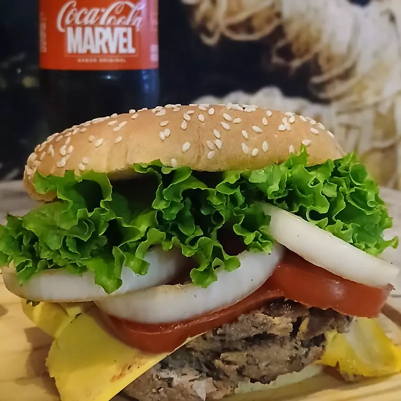 HAMBURGESA SENCILLA