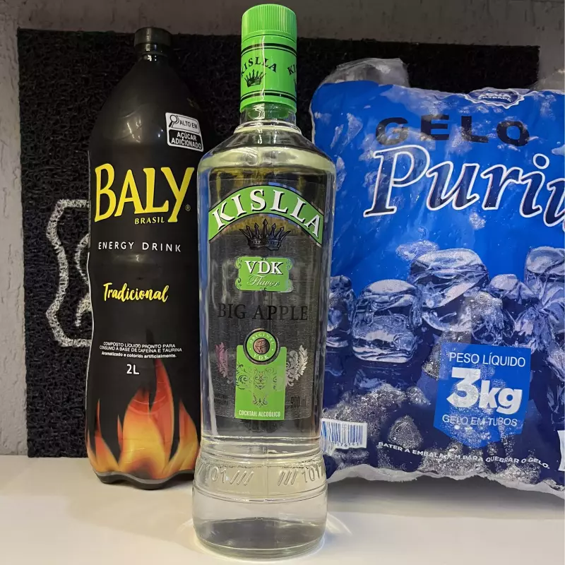 Combo Kislla Maça Verde 900 ml