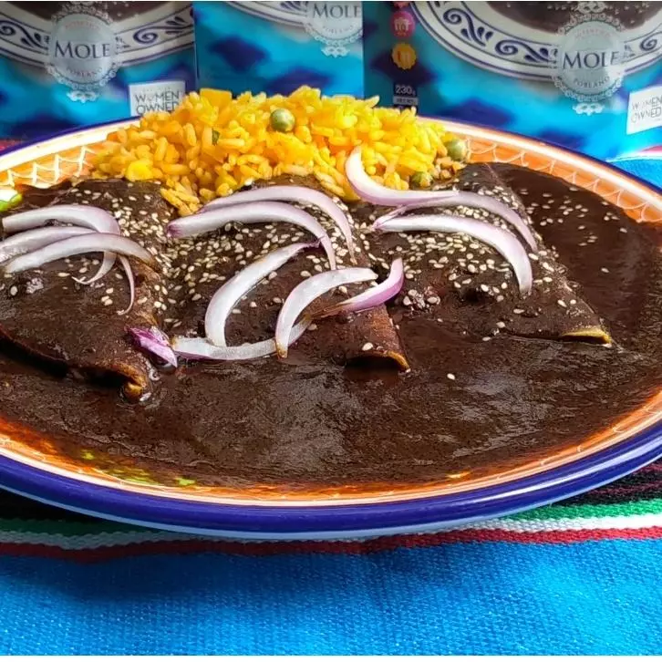Enchiladas de Mole Poblano