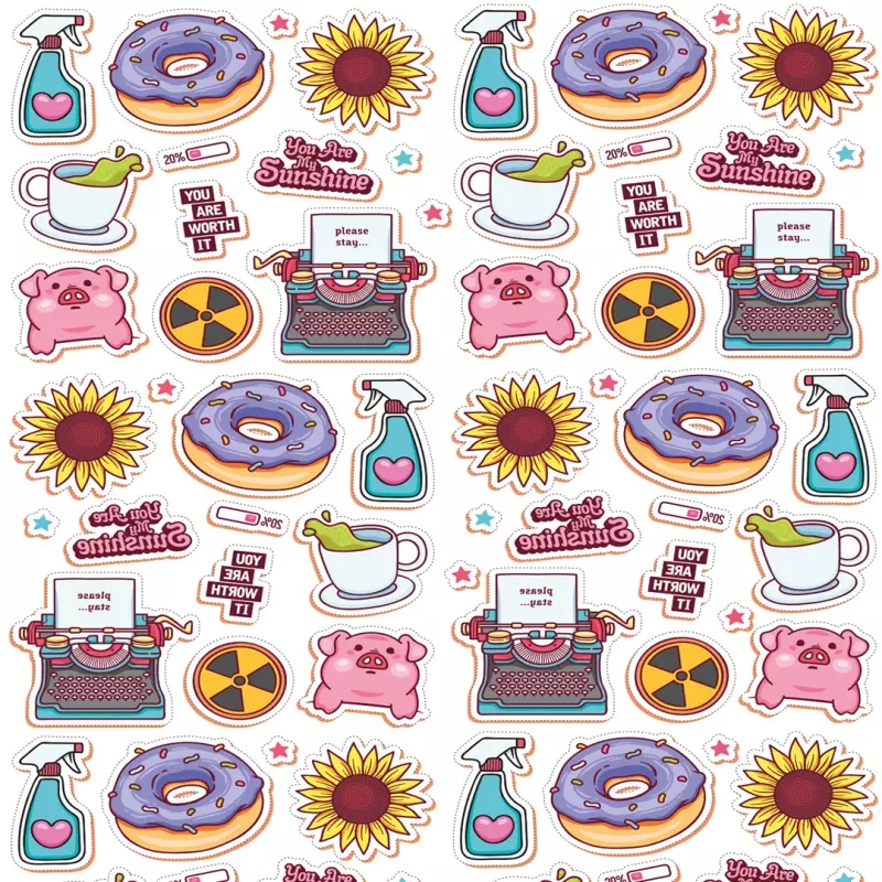 019 PAPEL DE REGALO DONUTS GIRASOL