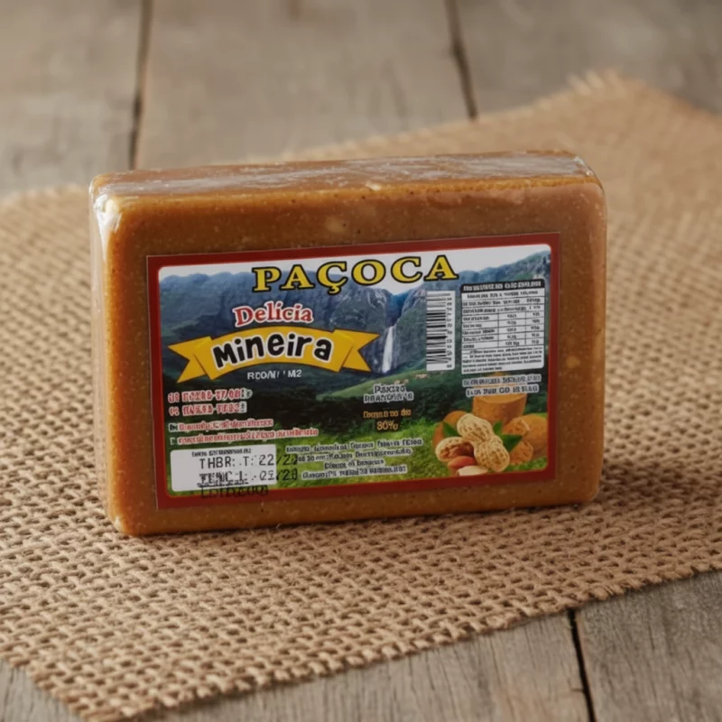 Paçoca em barra 50gg