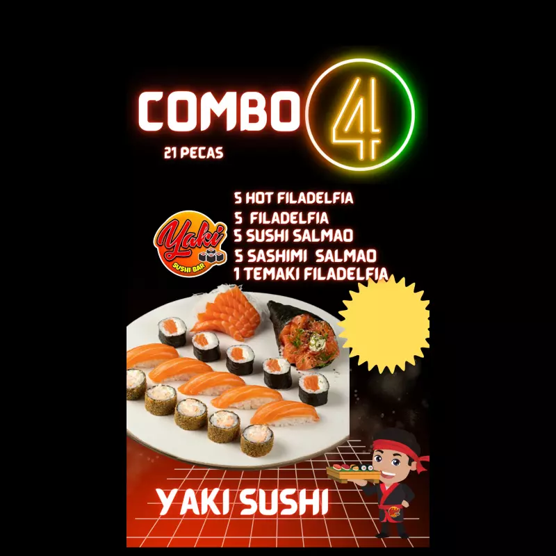 COMBO (4) 21 peças