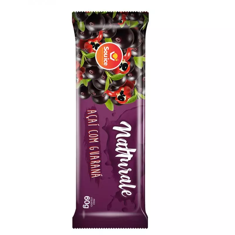 Picolé Natturale Açaí com Guaraná
