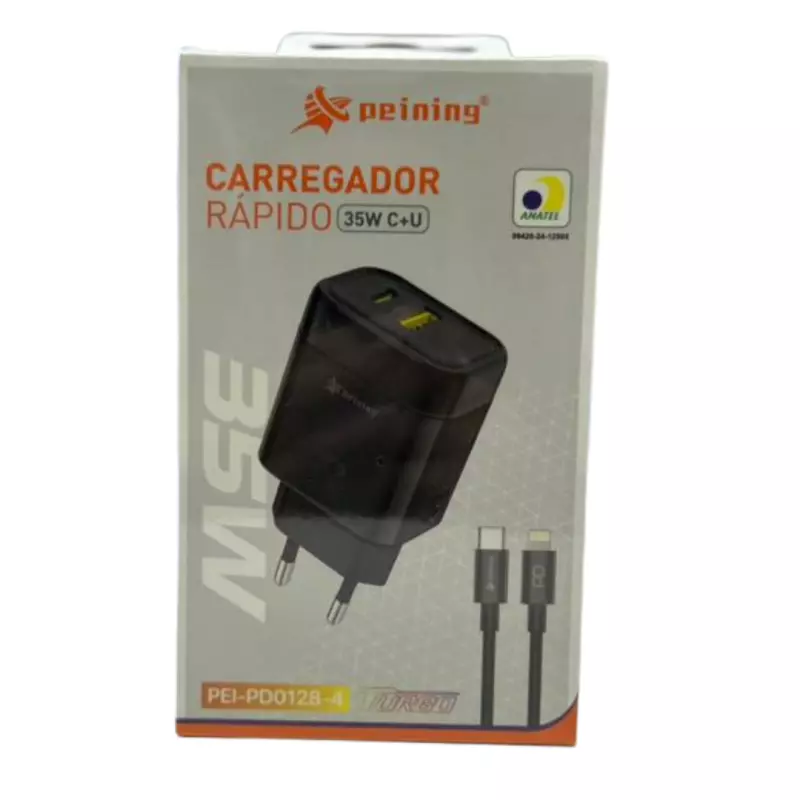 CARREGADOR TURBO TC/IOS PEI-PD128-4