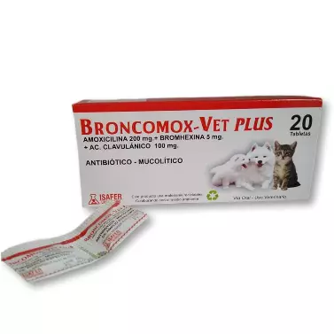 Broncomox Vet Plus Tabletas