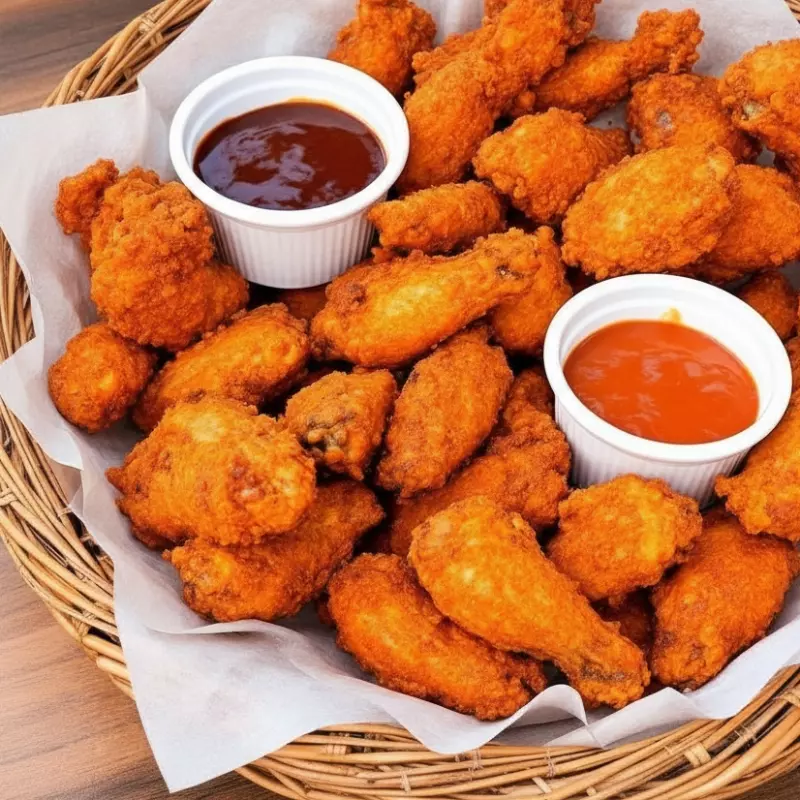 14 Alitas-2 Salsas a Escoger