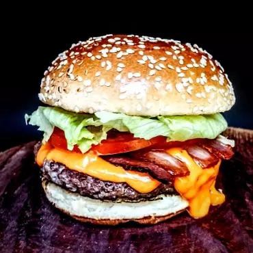 Burguer cheddar bacon