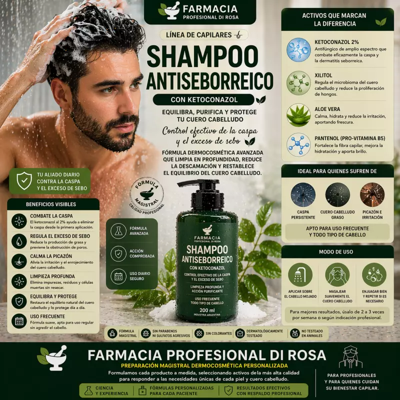 Shampoo Antiseborreico 200ml