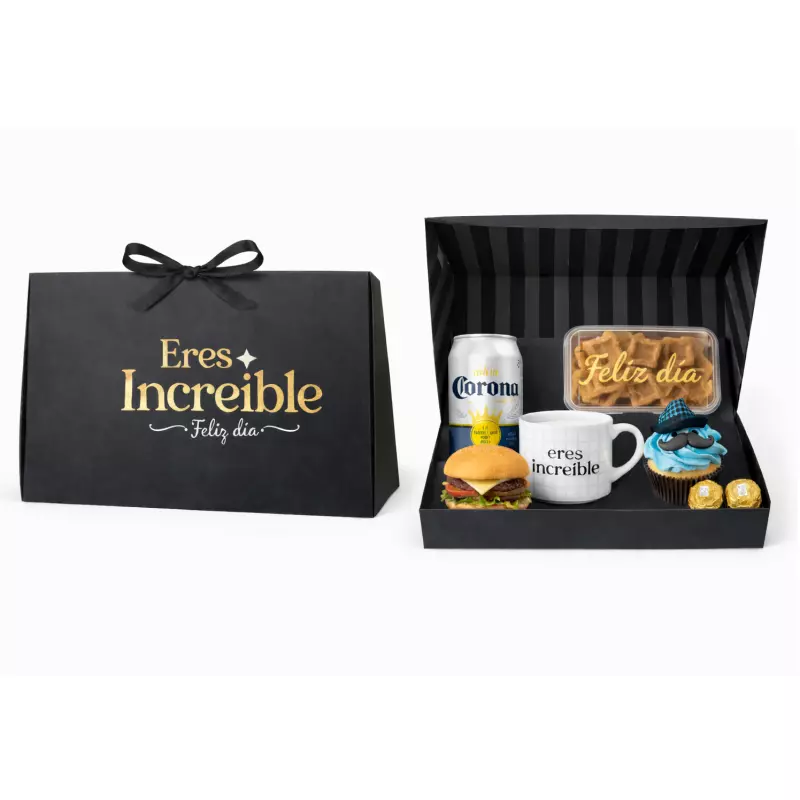 Caja picnic triangular negra