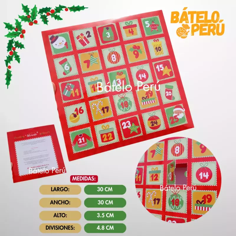 Calendario de Adviento Navidad