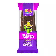 Paleta morango e coco bianco