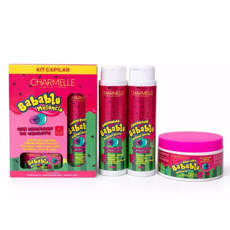 Kit Babablu Melancia 3x1