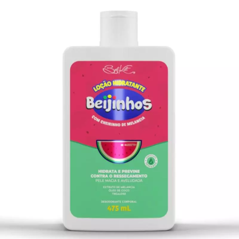 Loção hidratante Beijinhos Melancia