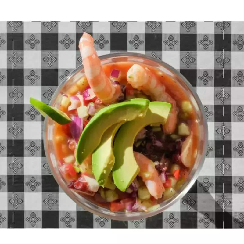 Shrimp coctail with octopus