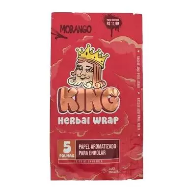 KING BLUNT HERBA WRAP MORANGO
