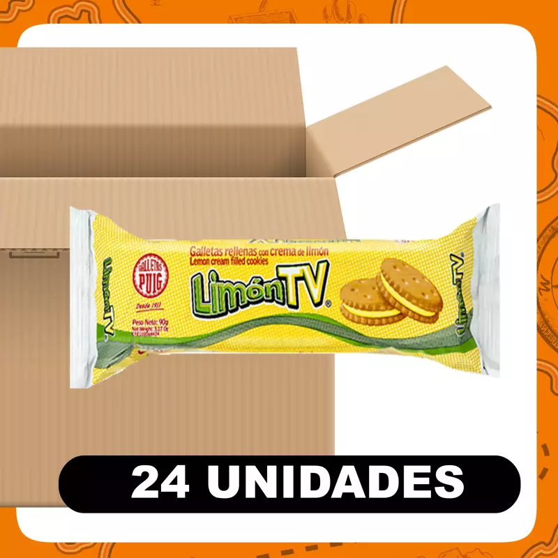 Bulto Limón TV Galleta 90g