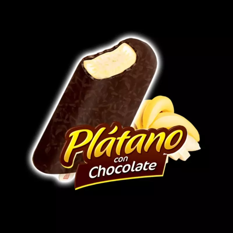 Paleta de Plátano/Chocolate