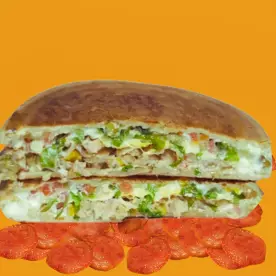 Capital Frango com Calabresa(médio)