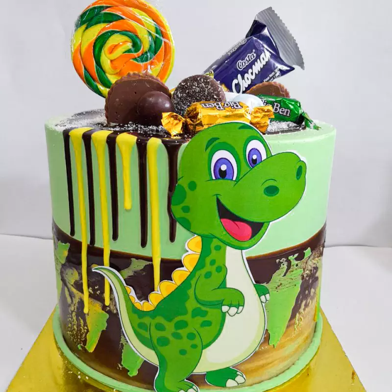 Torta crema helado Dinosaurio