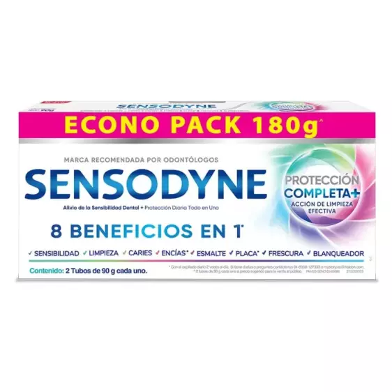 2 Crema Sensodyne Protección Complet